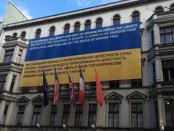 Flags and Ukrainian Support