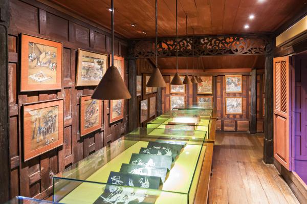 Inside the  Jim Thompson House in Bangkok 