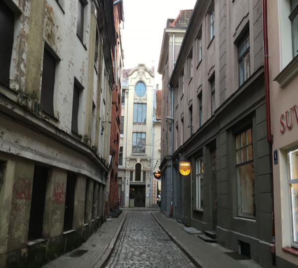 Riga back streets - city center